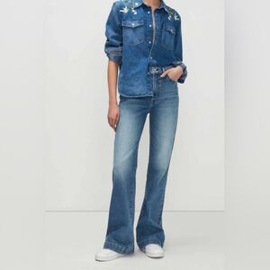 Seven for all Mankind Ultra High Rise Dojo Jeans. Tall! With a 33” inseam.